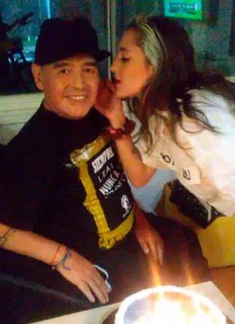 Jana Mardona and Diego Maradona